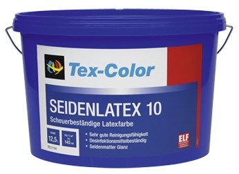 Seidenlatex 10 B2 12.5L pusmatēta lateksa krāsa (tonējama)