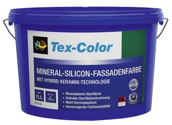 Mineral- Silicon- Fassadenfarbe fasādes krāsa ar keramikas daļiņām 12.5l (tonējama)
