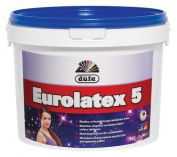 Eurolatex 5 matēta mitrumizturīga iekšdarbu krāsa 10L . gab. 37.00 €