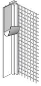Est Profiil pašlīmējošais logu pieslēgums ar sietu 9 mm, 12 mm (siets) 2,4 m. gab. 2.83 €